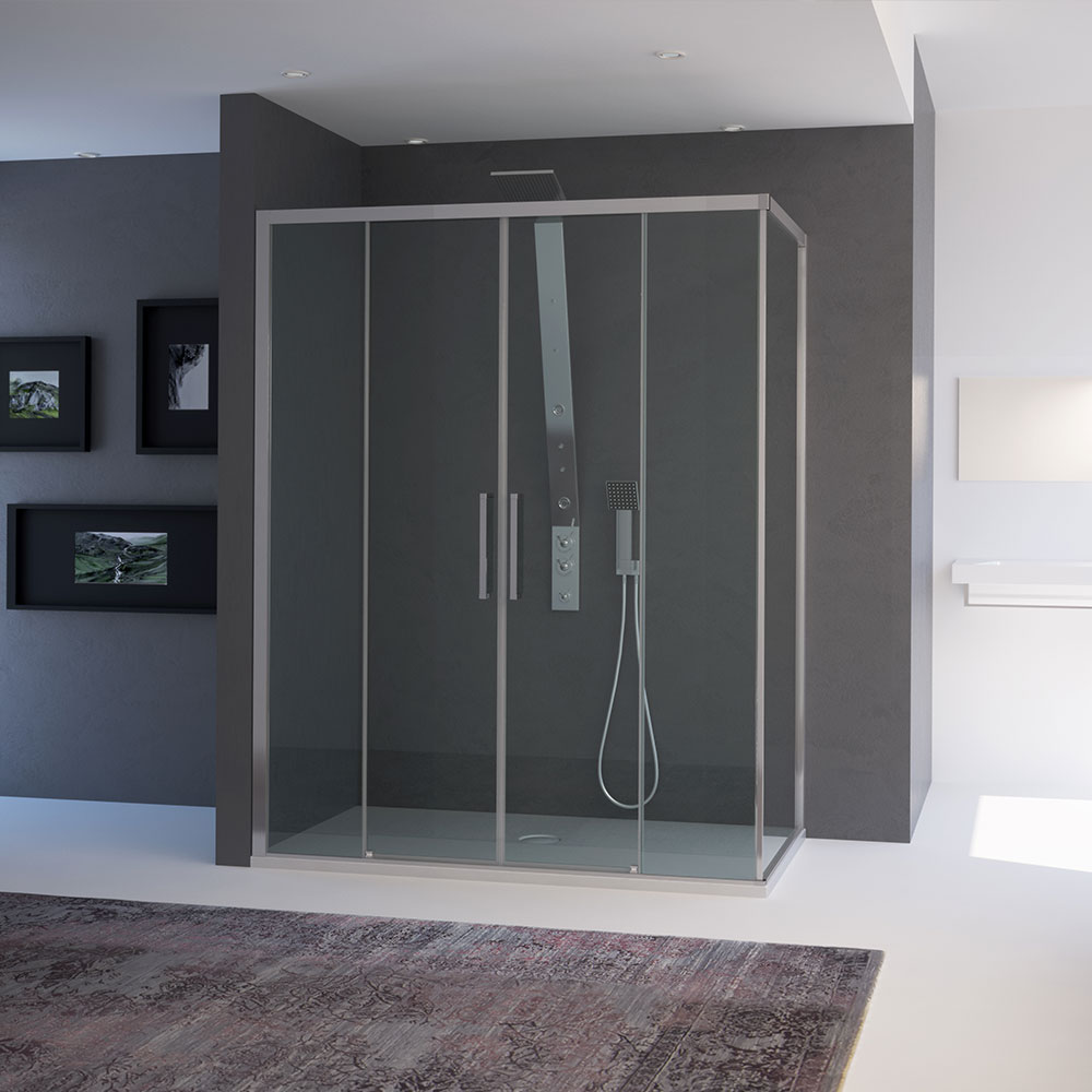 Essence Apertura scorrevole centrale + Anta fissa