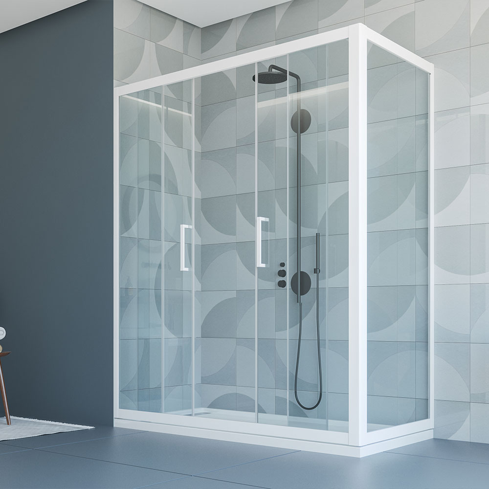 Evo Apertura scorrevole centrale + Anta fissa